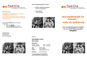 Sexualpädagogik pro familia Salzgitter