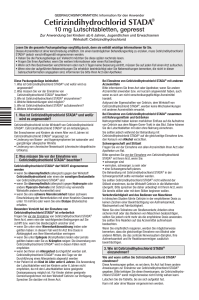 Cetirizindihydrochlorid STADA