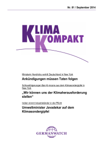 KlimaKompakt Nr. 81 - September 2014