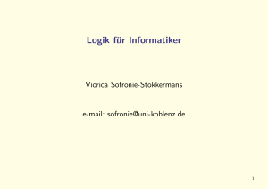 Logik für Informatiker