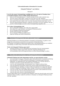 gebrauchsinformation: information für den anwender