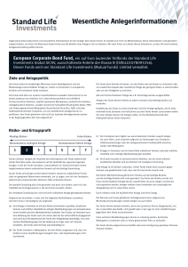 Wesentliche Anlegerinformationen - fund