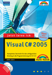 Jetzt lerne ich Visual C# 2005  - *ISBN 978-3
