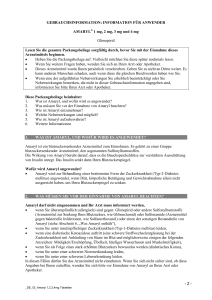 gebrauchsinformation: information für den anwender