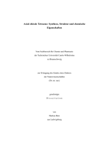 Axial chirale Tetraene: Synthese, Struktur und chemische