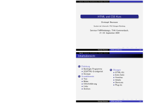 HTML und CSS Kurs