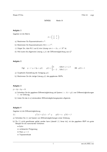 Klasse ST12a FrSe 14 ungr MND2 Serie 9 Aufgabe 1 Gegeben ist