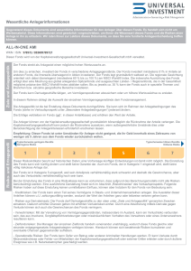 Wesentliche Anlegerinformationen ALL-IN-ONE AMI Ziele - Aio-Info