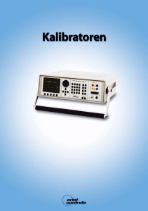 Multifunktions – Service Kalibrator OCM 141