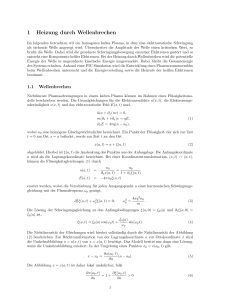 PIC-Simulation: Plasmaschwingungen