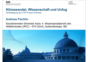 Fischlin - Klimawandel, Wiss u Unfug-v0.90.key