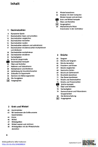 Inhaltsverzeichnis