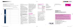 avanz avanz - ALK-Abelló Arzneimittel GmbH