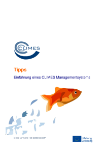 Einführung eines CLIMES Managementsystems