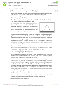 Block 1 − Analysis − Aufgabe 1A