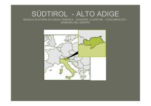 SÜDTIROL - ALTO ADIGE