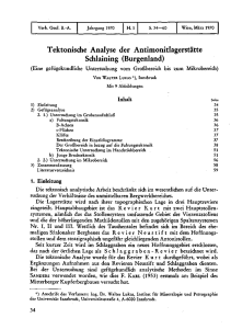 Tektonische Analyse der Antimonitlagerstätte Schlaining (Burgenland)