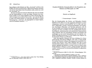 199: Friedrich Hölderlins Geisteskrankheit in der Perspektive der