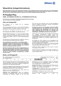 PI Flexibel Plus - Portfolio Invest