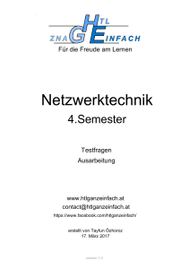 Netzwerktechnik - HTL Ganz Einfach