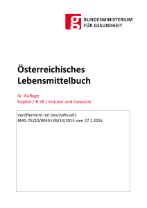 Österreichisches Lebensmittelbuch