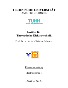 technische universität - Institut für Theoretische Elektrotechnik