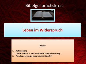 Bibelgesprächskreis - Evangelisch in Herten