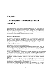 Kapitel 5 Zusammenfassende Diskussion und Ausblick