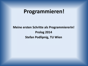 Programmieren! - Informatik, TU Wien