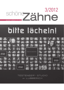Ausgabe 3/2012 - Lubberich GmbH Dental