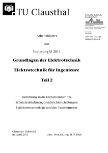 Elektrotechnik für Ingenieure