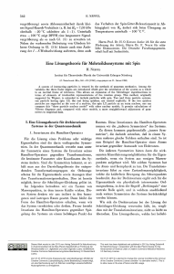 Eine Lösungstheorie für Mehrteilchensysteme mit Spin