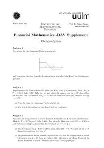 Financial Mathematics -DAV Supplement