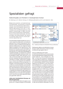 Spezialisten gefragt