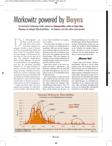 Markowitz powered by Bayes