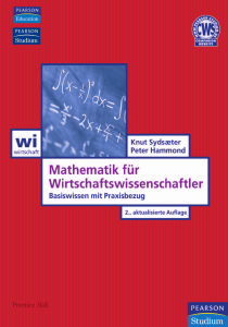 Mathematik für Wirtschaftswissenschaftler (2., akt. Aufl.) <Leseprobe