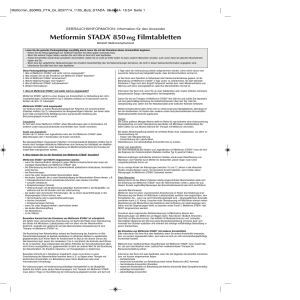 Metformin STADA® 850mg Filmtabletten - medikamente-per