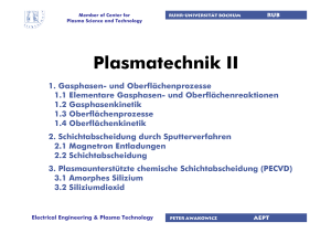 überwunden werden (AEPT: VHF-Plasma). - Ruhr