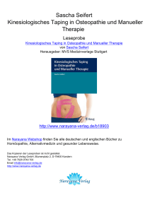 Kinesiologisches Taping in Osteopathie und