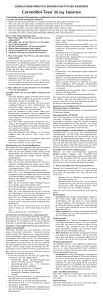 Carvedilol-Teva® 25 mg Tabletten