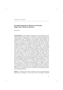 Die Spodumenpegmatite von Bretstein und Pusterwald