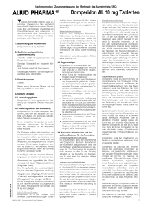 Domperidon AL 10 mg Tabletten - SRZ