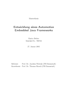 Entwicklung eines Automotive Embedded Java - fbi.h