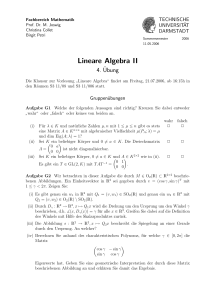 Lineare Algebra II - TU Darmstadt/Mathematik