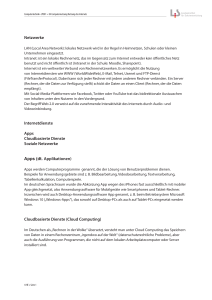Netzwerke Internetdienste Apps Cloudbasierte Dienste Soziale