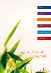 Wege der Achtsamkeit