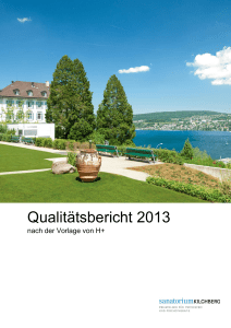 Qualitätsbericht 2013 - Spitalinformation.ch