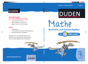 Mathe Rechnen und Sachaufgaben in 15 Minuten 7