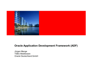Oracle Application Development Framework (ADF)