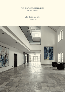 Marktbericht - Deutsche Oppenheim Family Office